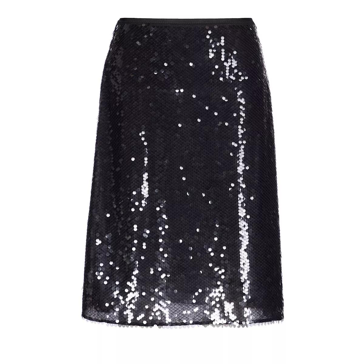 AMI Paris - Embroiered Skirt - Größe 36 - schwarz