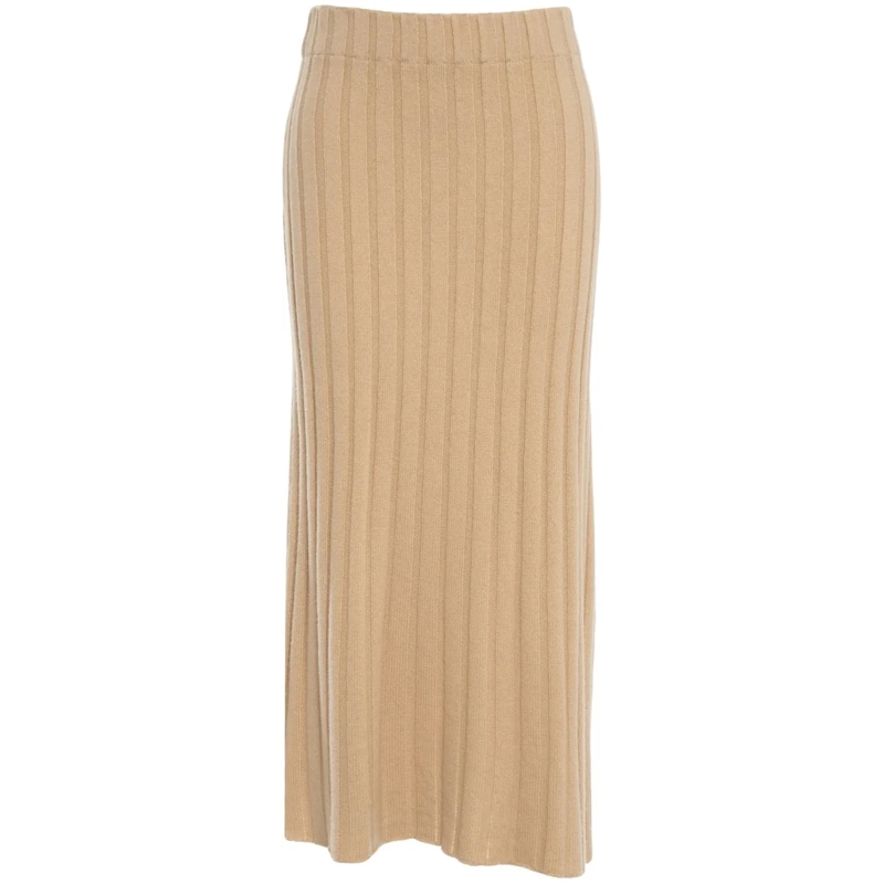 Peuterey Midirock Knit midi skirt 'Vernon' beige