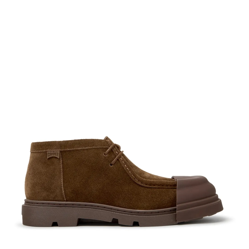 Camper Schnürschuhe - Ortholite® Innersohle für Polsterung und Atmungs mittel-braun