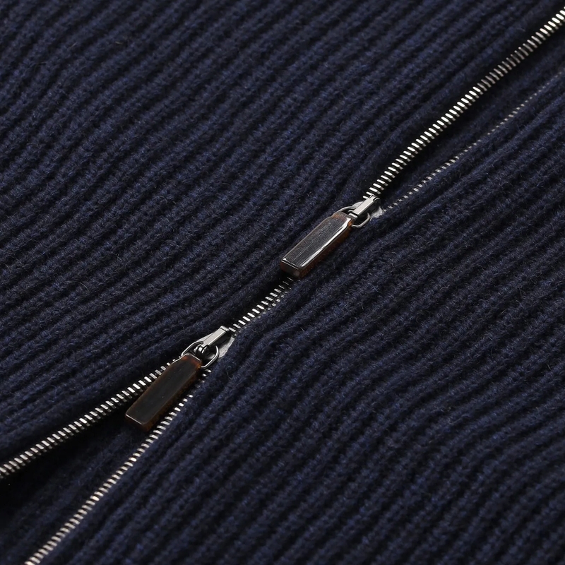 Iris von Arnim Übergangsjacke Strickjacke Curt Kaschmir blau(Image 5)