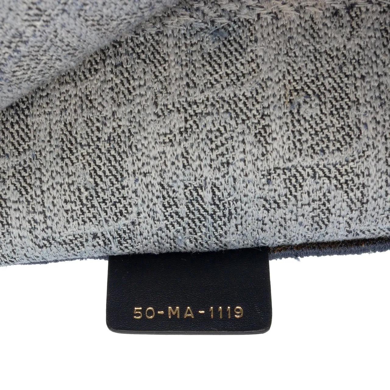 Thumbnail - Christian Dior Shopper - Medium Oblique Denim Book Tote - Gr. unisize - in Blau - für Damen