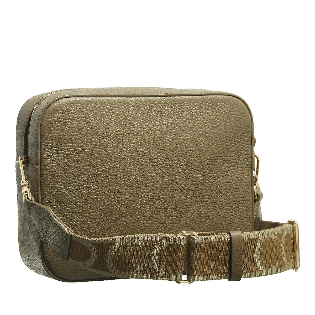 Coccinelle Stijlvolle Leren Crossbody Tas met Rits Green Dames