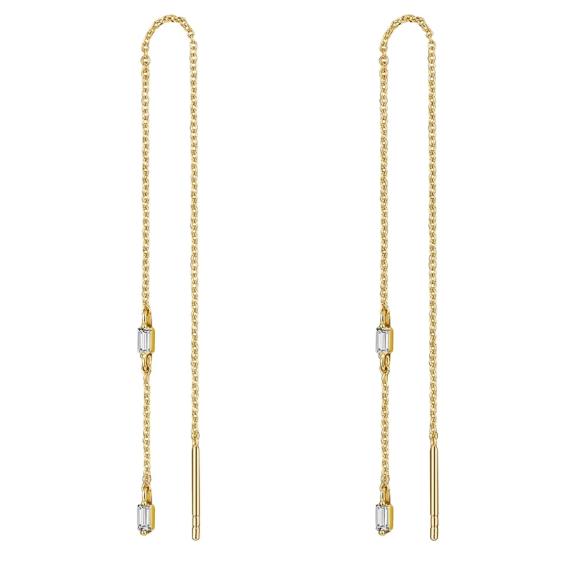 Glanzstücke München Ohrhänger Sterling Silber Ohrhänger Zirkonia gold