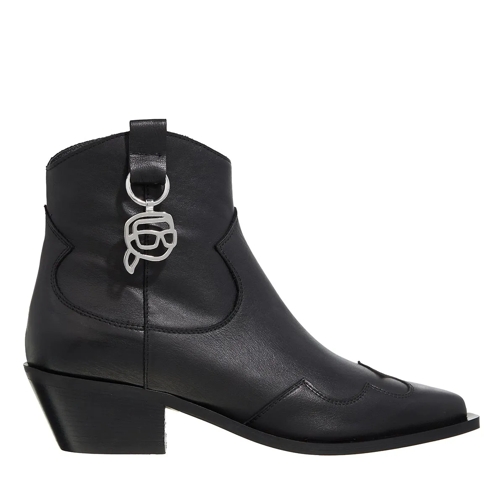 Karl Lagerfeld Chaussure bateau Kansas Nft Zip Boot Black Lthr