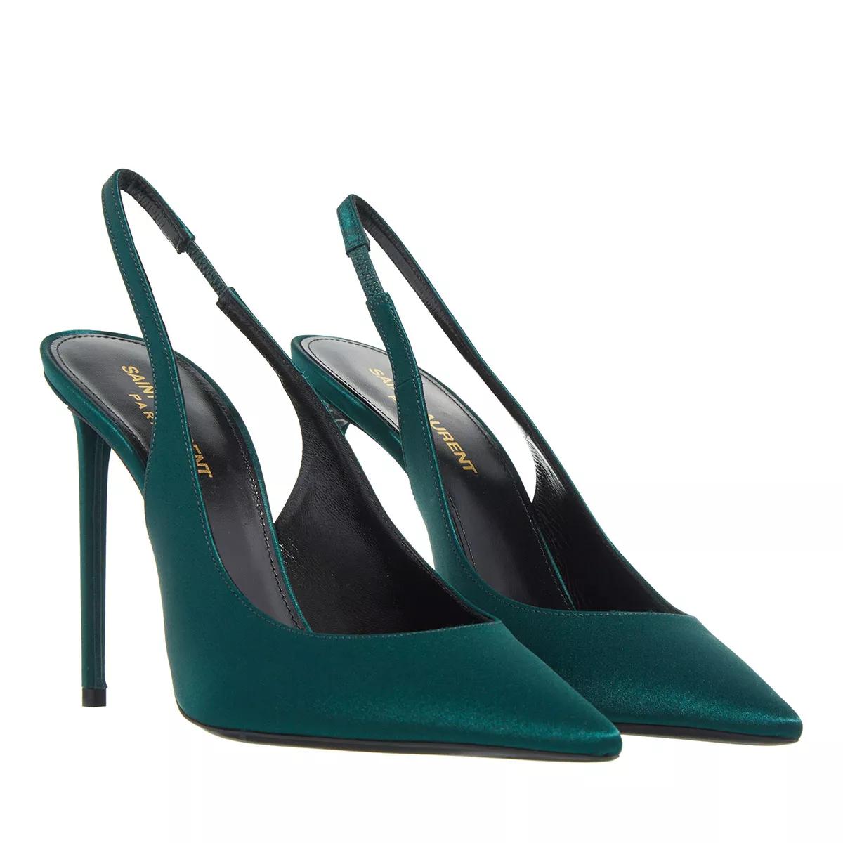 Saint Laurent Pumps & High Heels - Slingback-Pumps - Gr. 39 (EU) - in Grün - für Damen