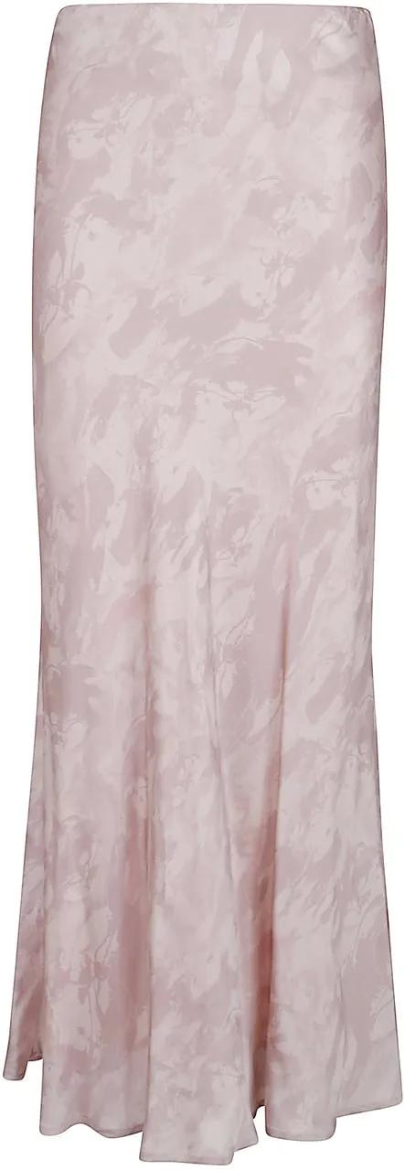 Thumbnail - Pinko - Hokkano Skirt Pink & Purple - Größe 40 - rosa