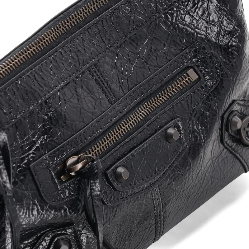 Balenciaga Crossbody Bag Tasche Le City Moto Mini schwarz(Image 4)