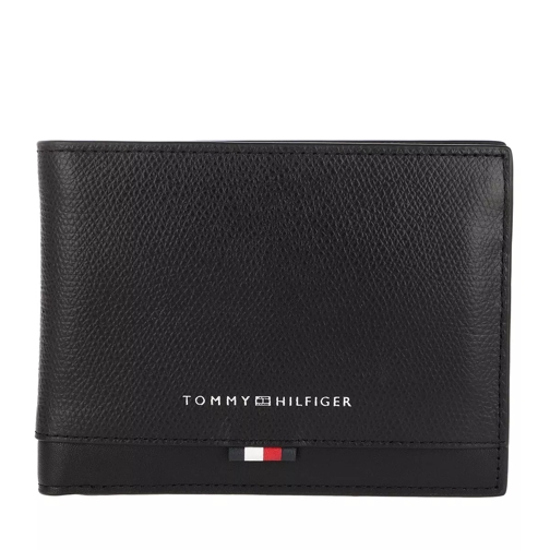 Tommy Hilfiger Business Extra Credit Card And Coin Wallet Black Bi-Fold Portemonnaie