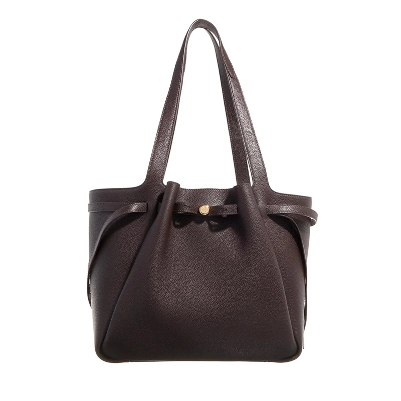 Tory Burch Shopper Romy Tote Deep Brown