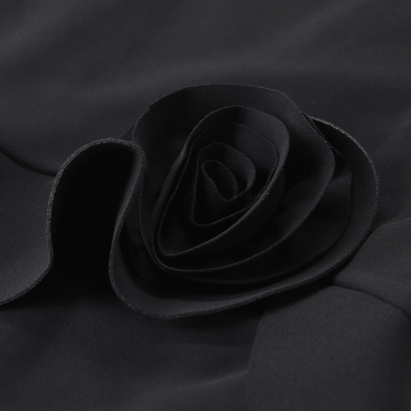 Rotate Minikleid Minikleid Rose schwarz(Image 4)