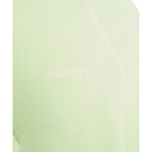 Closed Sweatshirts Hoodie with logo embroidery grün (Image 4)