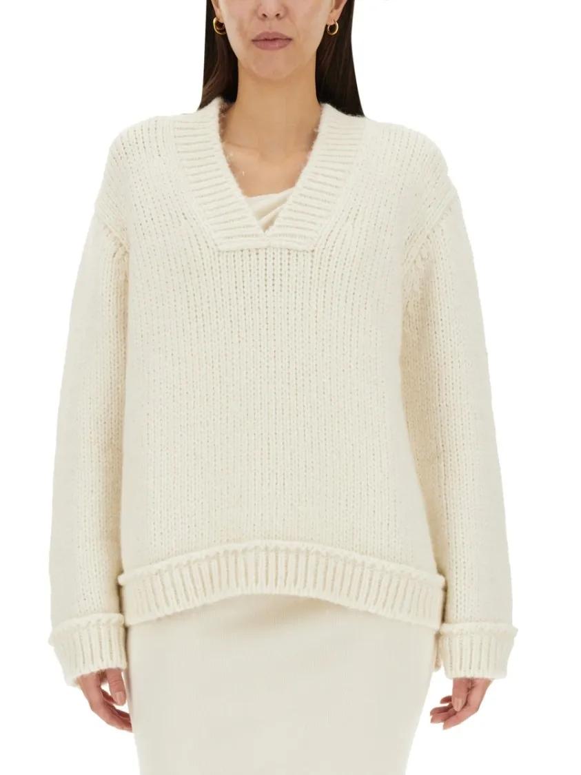 Thumbnail - Tom Ford - D Wool Sweater - Größe S - beige