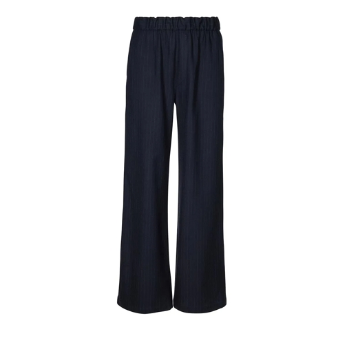 Lis Lareida Pantalons hose Luke Flanell Gummizug blau