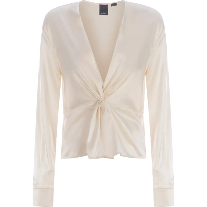 Pinko Blouse Shirts Ivory weiß