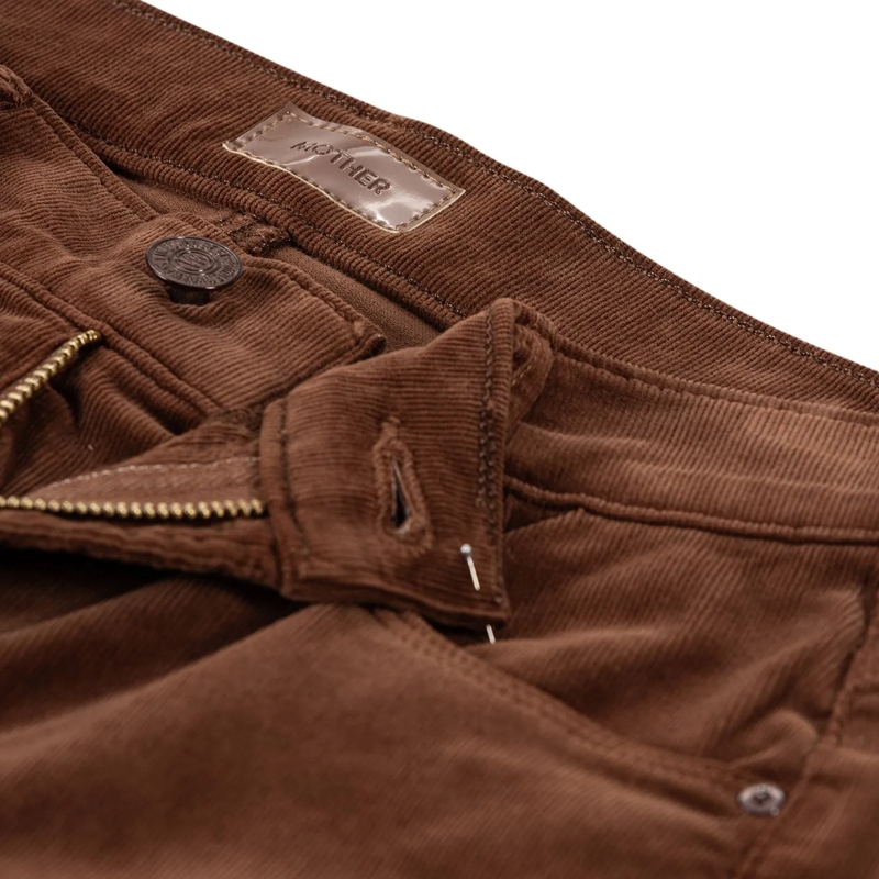 Mother Jeans Cordhose The Doozy aus Baumwoll-Mix braun(Image 3)
