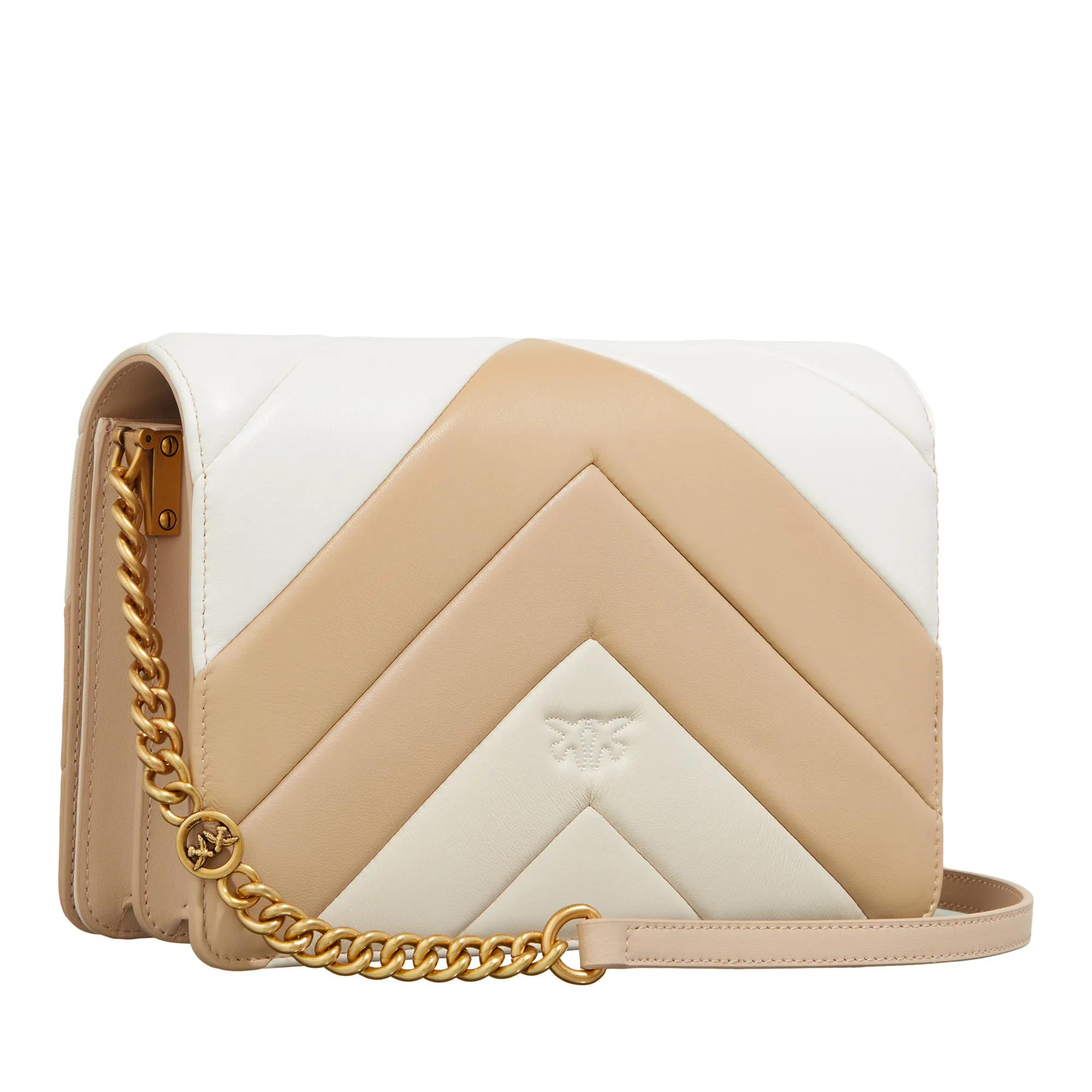 Pinko Multicolor Love Bag Click Schoudertas Beige Dames