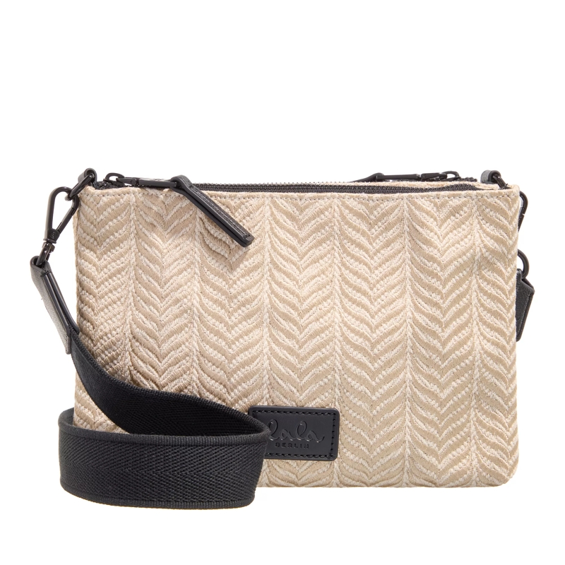 Lala Berlin Crossbody Bag Crossbody Pouch Marte Chevron Creme Brulee