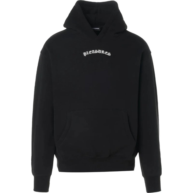 PLEASURES  Black Neural Hoodie Black schwarz