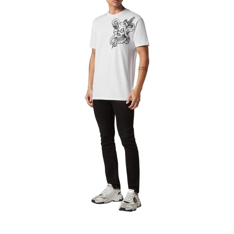 Philipp Plein T-Shirt T-Shirt Snake weiss(Image 2)