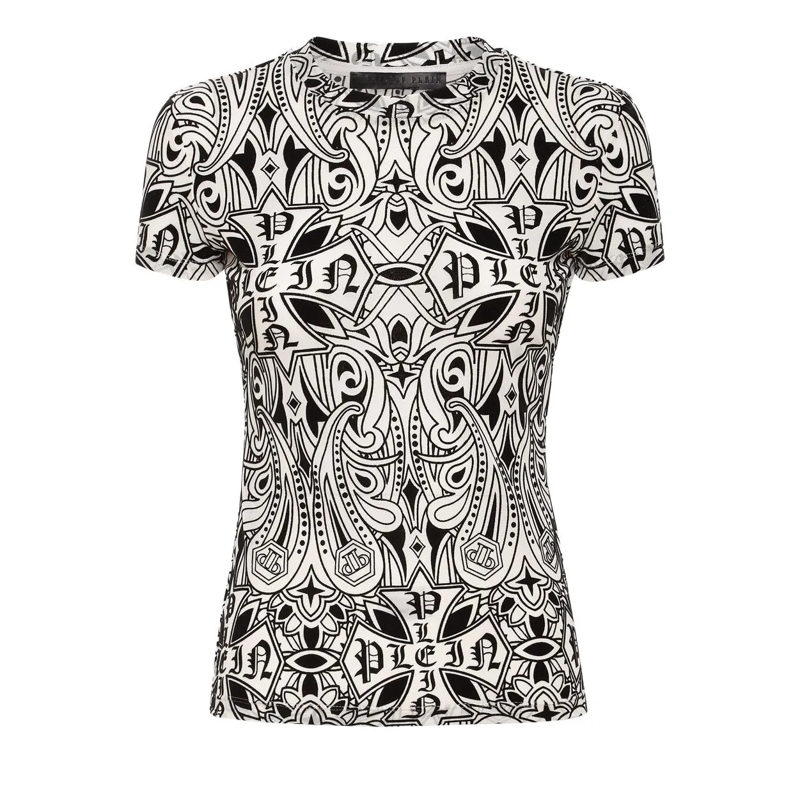Philipp Plein T-Shirt T-Shirt Sexy Pure Gothic Plein nude