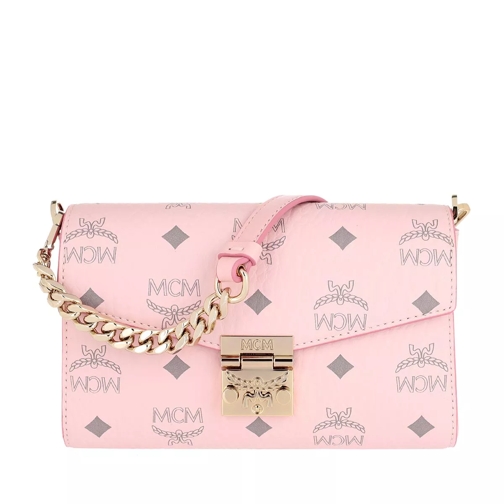 MCM Small Millie Visetos Crossbody Bag Powder Pink Crossbody Bag