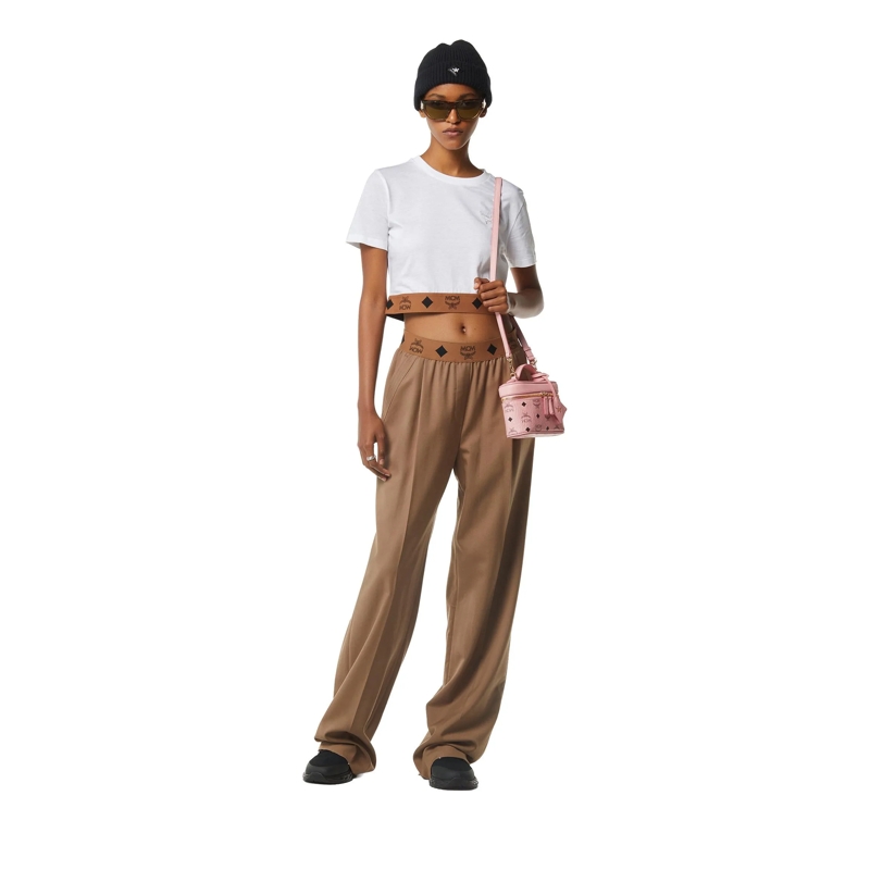 MCM Sac à bandoulière Aren Vi Lthr Mix Crossbody Mni, One Size Soft Pink(Image 4)