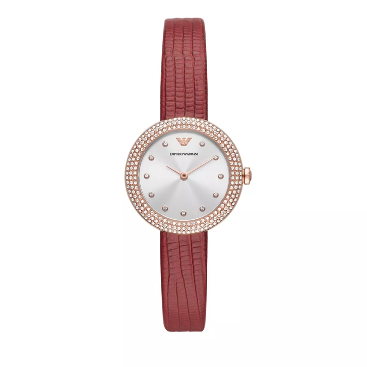 Red outlet armani watch