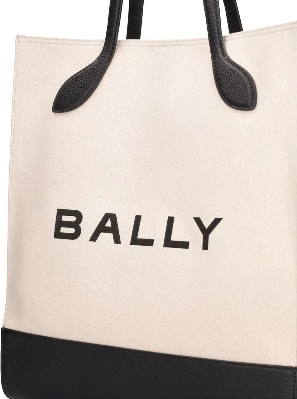 Bally Shoppers & Totes Bar Keep On Logo Tote Bag in beige