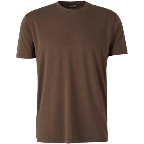 Tom Ford T-Shirts Cotton Logo T-shirt mehrfarbig