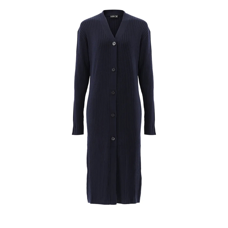 VAN LAACK Strickjacke Jacke Uni dunkel-blau