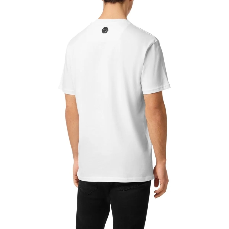 Philipp Plein T-Shirt T-Shirt Rundhalsausschnitt Ss Teddy weiss(Image 3)