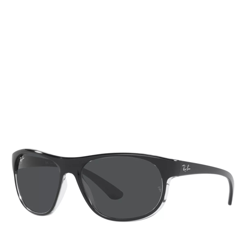 Ray-Ban Unisex Sunglasses 0RB4351 Black On Trasparent Lunettes de soleil
