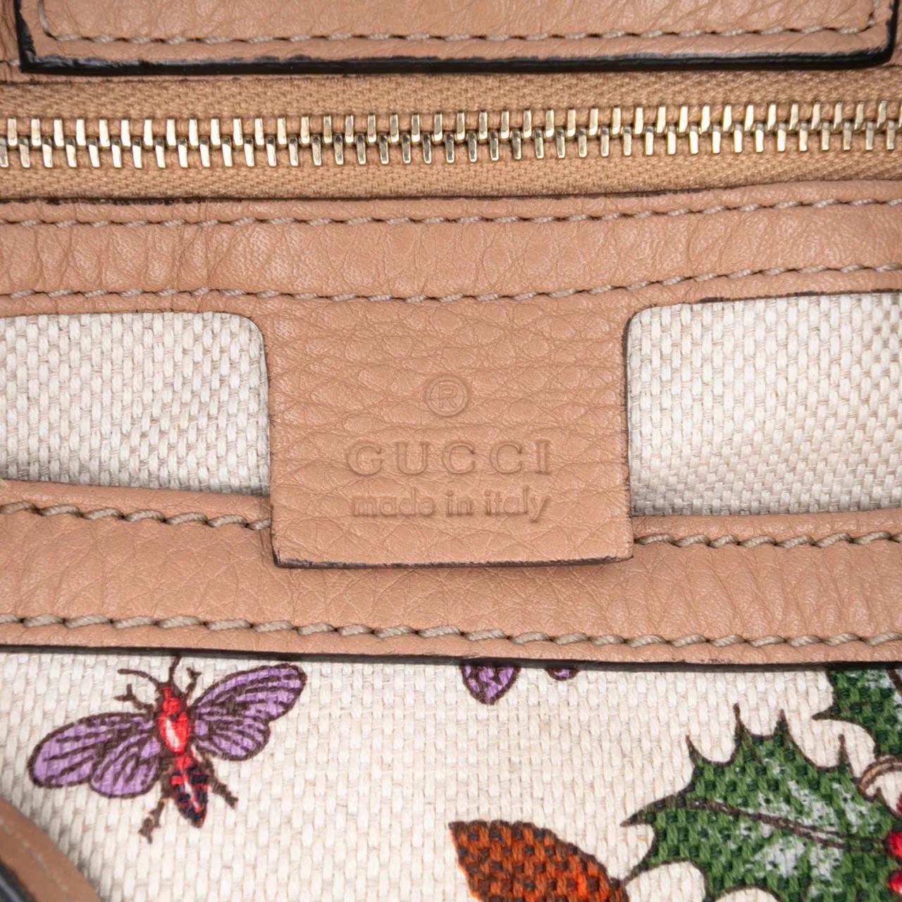 Thumbnail - Gucci Shopper - Medium Canvas Flora Tote - Gr. unisize - in Weiß - für Damen