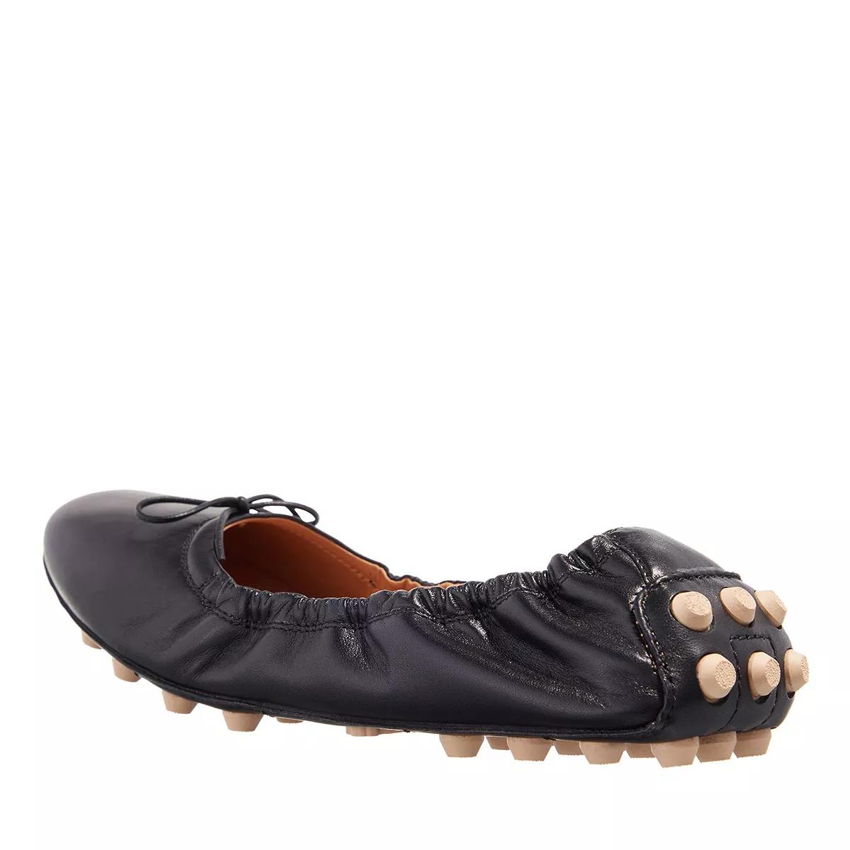 TOD'S Ballerinas Ballerina Gommino Fiocco Shoes in zwart