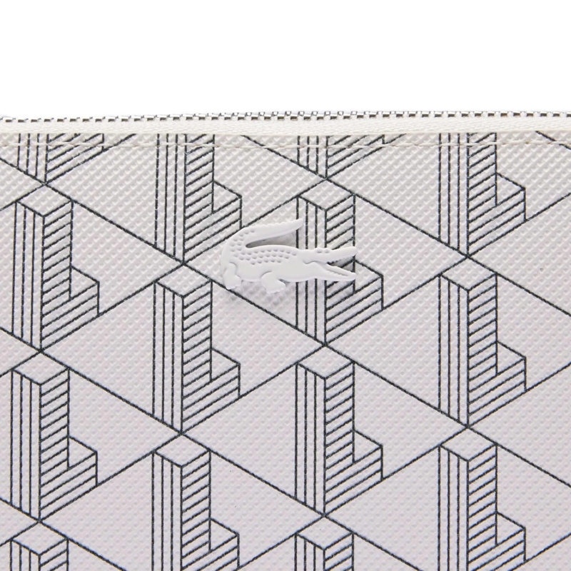 Lacoste Portemonnaie mit Zip-Around-Reißverschluss Lacoste LACOSTE Damen Geldbörse - Daily Lifestyle  weiss(Image 3)
