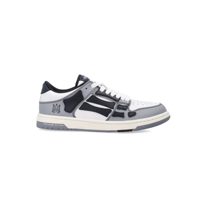 Amiri Lage-top sneaker Skel Low Top Leather Sneakers Neutrals