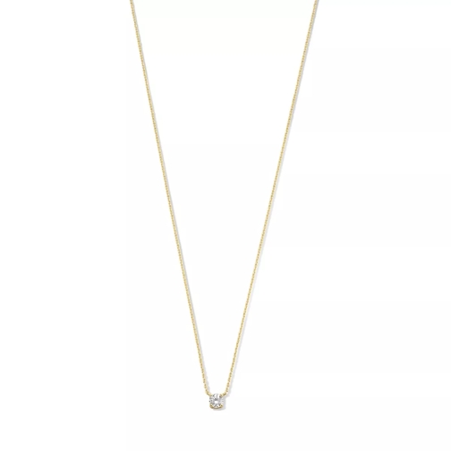 Isabel Bernard Le Marais Garance 14 Karat Necklace With Zirconia Gold Mittellange Halskette