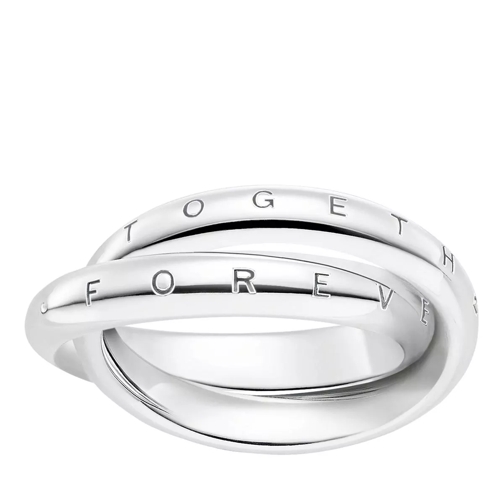 Thomas Sabo Ring silver-coloured Anello a croce
