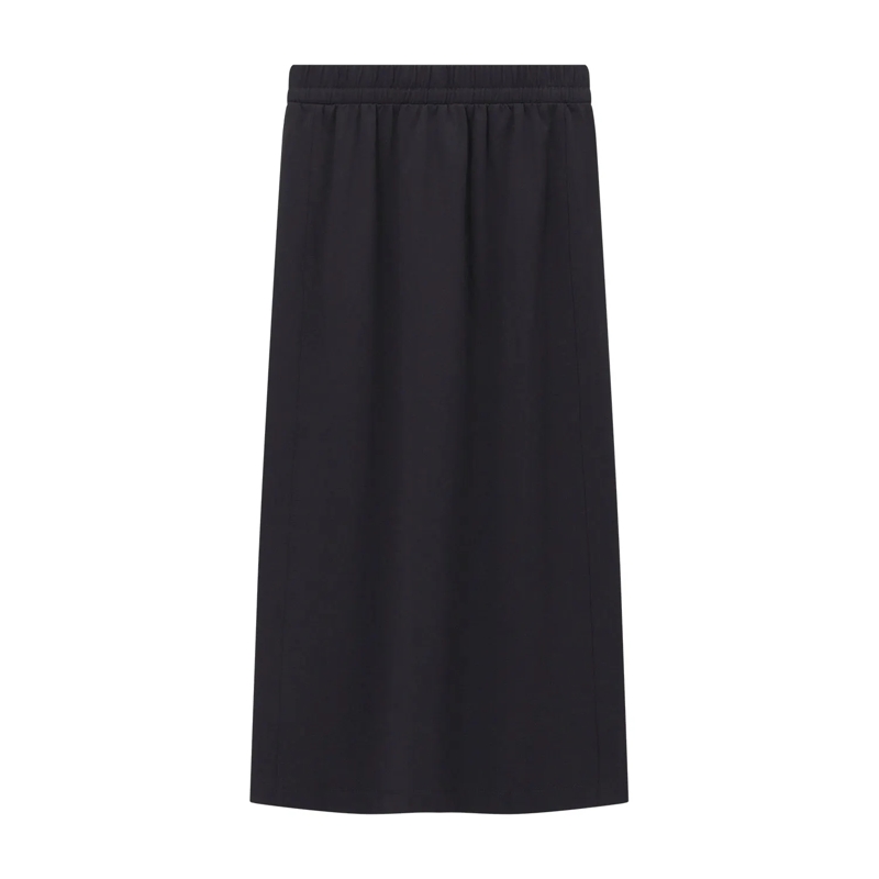 WEEKEND Max Mara Maxirock Midirock aus Baumwoll-Mix schwarz(Image 2)