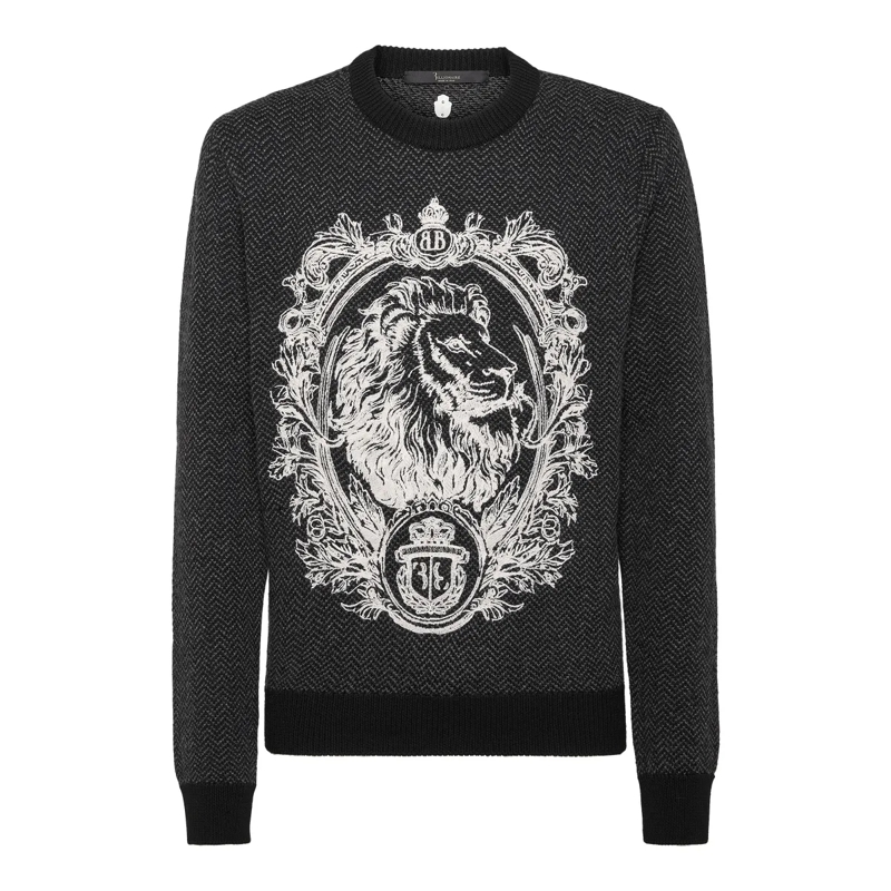 BILLIONAIRE  Rundhalspullover schwarz