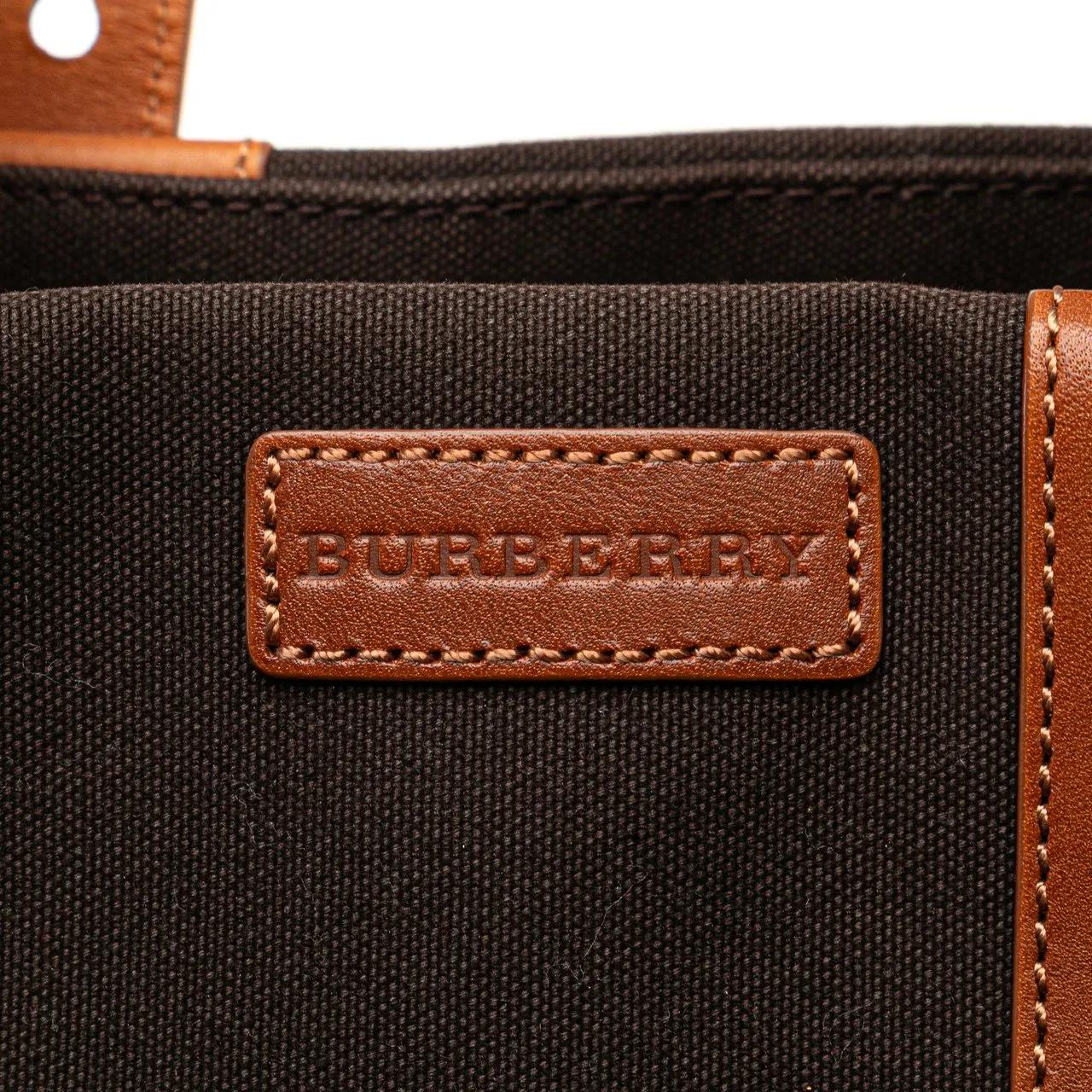 Thumbnail - Burberry Shopper - Canvas Tote - Gr. unisize - in Braun - für Damen