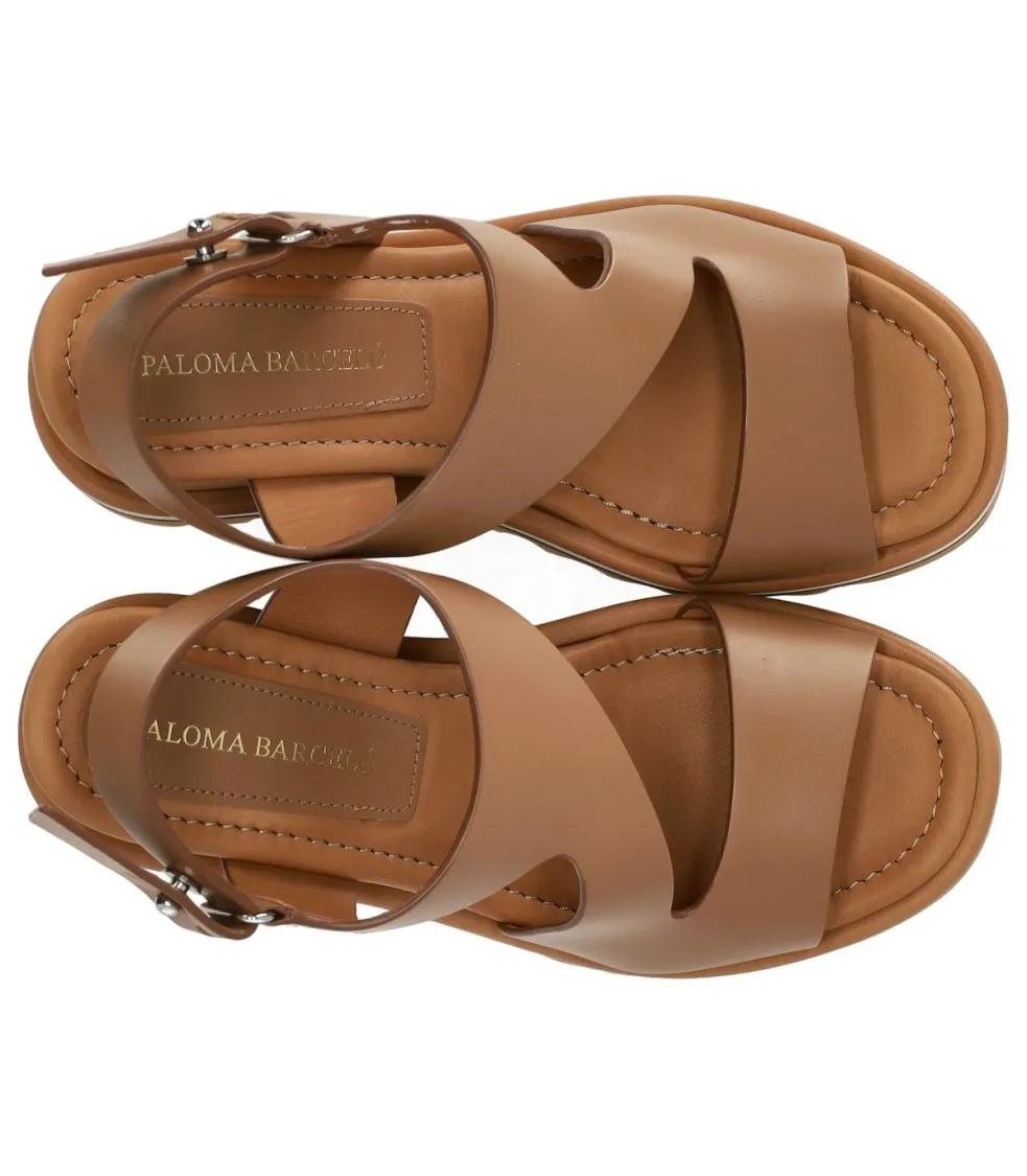 Thumbnail - Paloma Barceló Sandalen - Zarine Camel Wedge Sandal - Gr. 40 (EU) - in Braun - für Damen