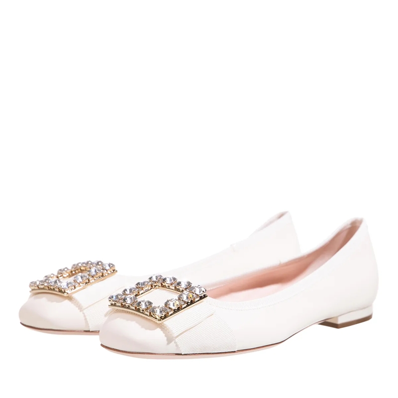 Roger Vivier Ballerines Très Vivier Creme(Image 3)