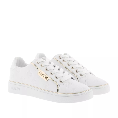 Guess Banq Active Lady Leather Like White Low-Top Sneaker