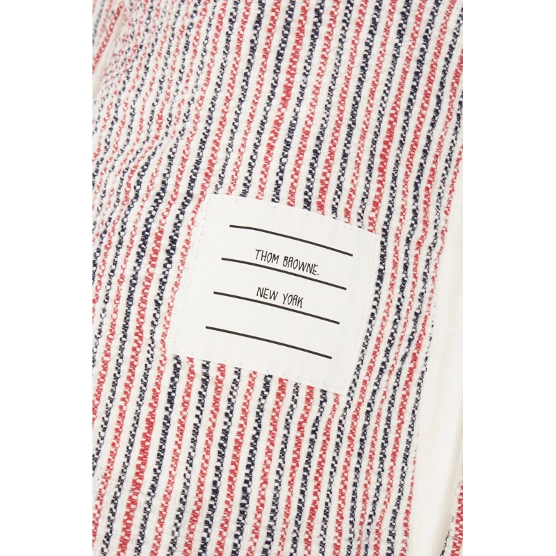 Thom Browne Jupe midi Thom Browne Embroidered stretch cotton blend mini  mehrfarbig(Image 3)