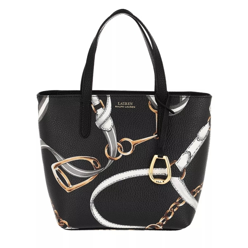 Lauren Ralph Lauren Mini Tz Tote Medium Crossbody Bag Black Rymlig shoppingväska
