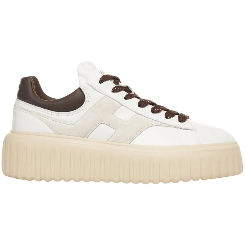 Hogan Low-Top-Sneaker Sneakers 'H-Stripes' weiß