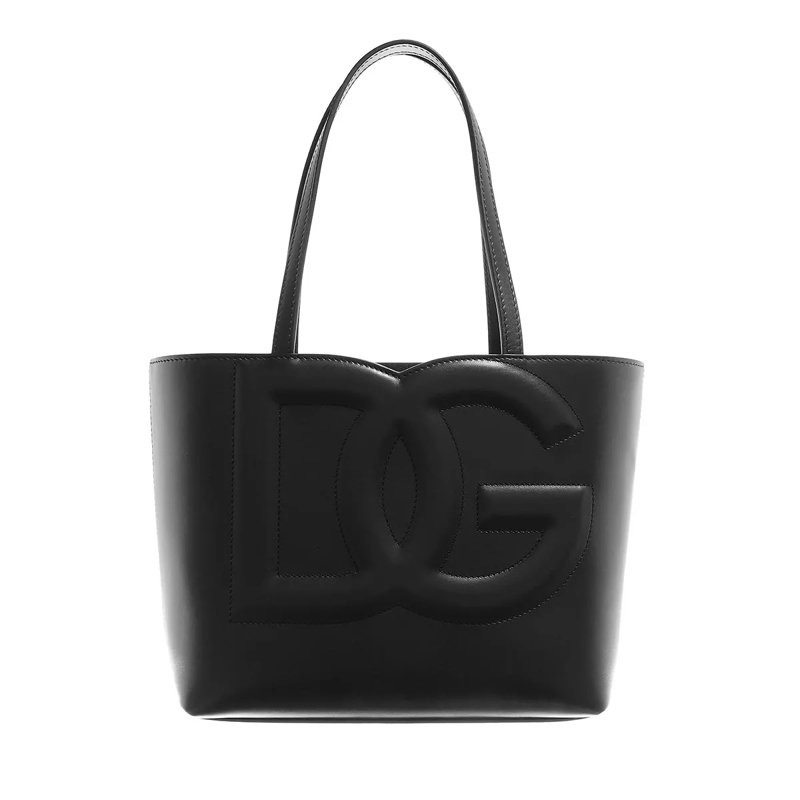 Dolce&Gabbana Tote Shopping Dg Logo Black
