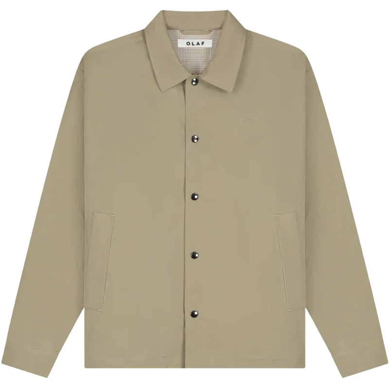 ØLÅF Daunenjacke Olaf Workwear Coach Jacket Jackets Beige M240504 beige