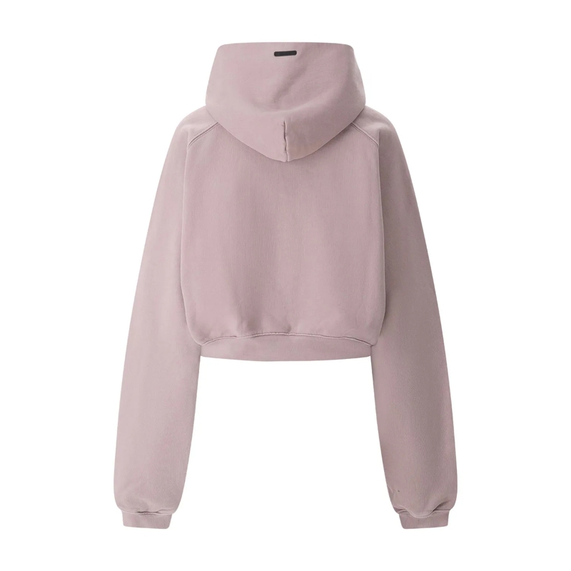 FEAR OF GOD  Cropped Oversized Hoodie lila(Image 3)